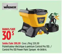 Canadian Tire Wagner Control Pro 130 Power Paint Sprayer offer