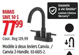 Canadian Tire Canvia 2-Handle offer