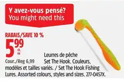 Canadian Tire Set The Hook Fishing Lures offer