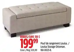 Canadian Tire Louisa Storage Ottoman.C offer