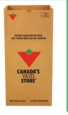 Canadian Tire Yard Waste Bag, 20-Pack offer
