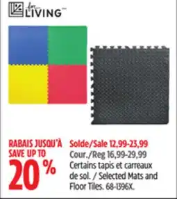 Canadian Tire For Living Selected Mats and Floor Tiles offer