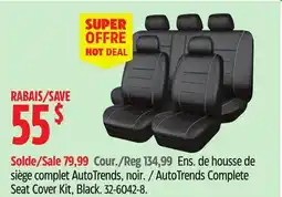 Canadian Tire AutoTrends Complete Seat Cover Kit offer
