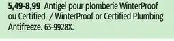 Canadian Tire Antigel pour plomberie WinterProof ou Certified offer