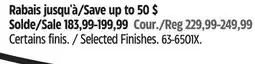 Canadian Tire Moen Selected Finishes offer