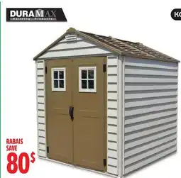 Canadian Tire Duramax Vinyl Garden Shed offer