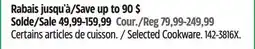 Canadian Tire Selected Cookware offer