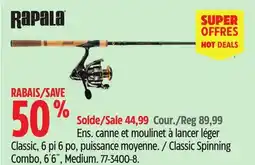Canadian Tire Classic Spinning Combo, 6´6˝, Medium offer