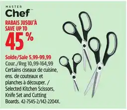Canadian Tire Selected Kitchen Scissors, Knife Set and Cutting Boards offer