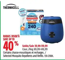 Canadian Tire Selected Mosquito Repellents and Refills offer