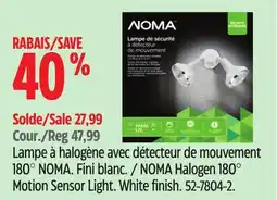 Canadian Tire NOMA Halogen 180° Motion Sensor Light offer