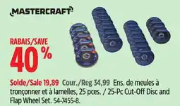 Canadian Tire 25-Pc Cut-Off Disc and Flap Wheel Set offer