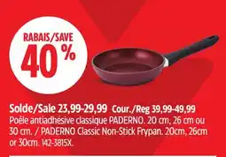 Canadian Tire PADERNO Classic Non-Stick Frypan offer