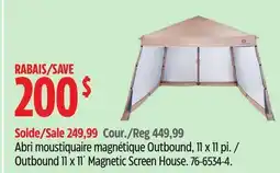 Canadian Tire Outbound 11 x 11' Magnetic Screen House offer