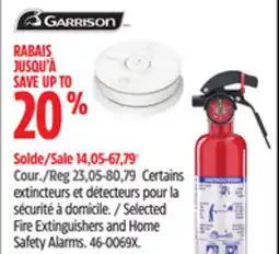 Canadian Tire Selected Garrison Fire Extinguishers and Home Safety Alarms offer