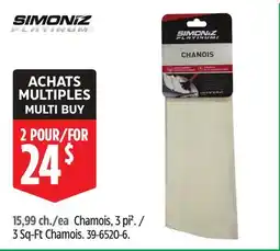 Canadian Tire 3Sq-Ft Chamois offer