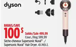 Canadian Tire Supersonic Nural Hair Dryer offer