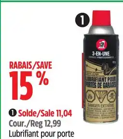 Canadian Tire Garage Door Lube offer