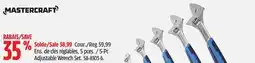 Canadian Tire Mastercraft 5-Pc Adjustable Wrench Set offer