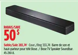 Canadian Tire Bose TV Speaker Soundbar offer