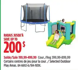 Canadian Tire Selected Outdoor Play Areas offer