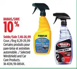 Canadian Tire Rain-X Selected Windshield and Car Care Products offer
