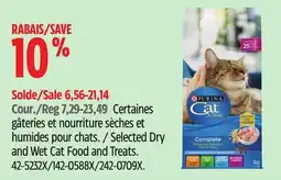 Canadian Tire Selected Dry and Wet Cat Food and Treats offer