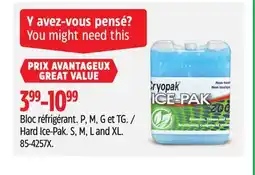 Canadian Tire Cryopak Hard Ice-Pak offer