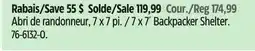 Canadian Tire 7 x 7´ Backpacker Shelter offer