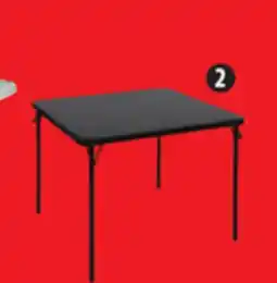 Canadian Tire For Living 34˝ Square Folding Card Table offer