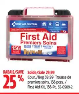 Canadian Tire First Aid Kit offer
