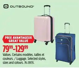 Canadian Tire OUTBOUND Luggage offer