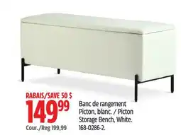 Canadian Tire Picton Storage Bench offer