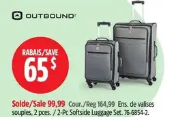 Canadian Tire OUTBOUND 2-Pc Softside Luggage Set offer