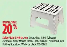 Canadian Tire Maison Kleen Folding Stepstool offer