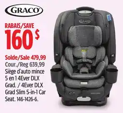Canadian Tire Graco 4Ever DLX Grad Slim 5-in-1 Car Seat offer