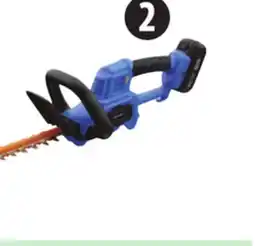 Canadian Tire Mastercraft 20V Hedge Trimmer, 22 with 2Ah Battery & Charger offer