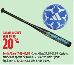 Canadian Tire Selected Field Sports Equipment offer