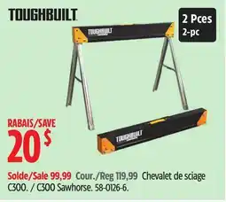 Canadian Tire ToughBuilt C300 Sawhorse offer