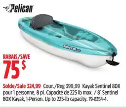 Canadian Tire 8´ Sentinel 80X Kayak, 1-Person offer