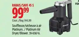 Canadian Tire Simoniz Platinum Air Dryer/Blower offer