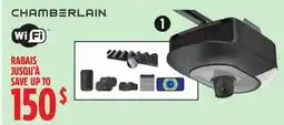 Canadian Tire Chamberlain 1-HP Belt Garage Door Opener with Camera and Battery offer