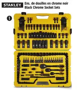 Canadian Tire Stanley Black Chrome Socket Sets offer