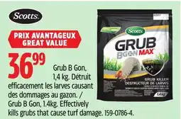 Canadian Tire Grub B Gon, 1.4kg.Effectively kills grubs that cause turf damage offer