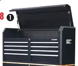 Canadian Tire MAXIMUM 56˝ 8-Drawer Chest with Built-In Power Bar with USB offer
