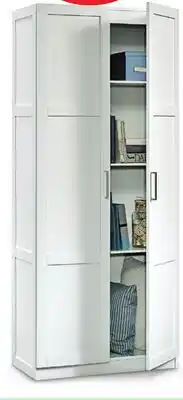 Canadian Tire Sauder 2-Door Storage Cabinet. Oak or white offer