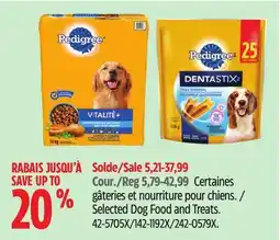 Canadian Tire Selected Dog Food and Treats offer