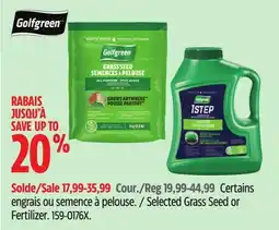 Canadian Tire Selected Grass Seed or Fertilizer offer