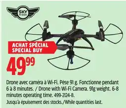 Canadian Tire SKY RIDER Drone with Wi-Fi Camera offer