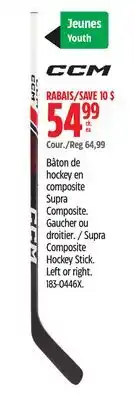Canadian Tire Supra Composite Hockey Stick. Left or right offer